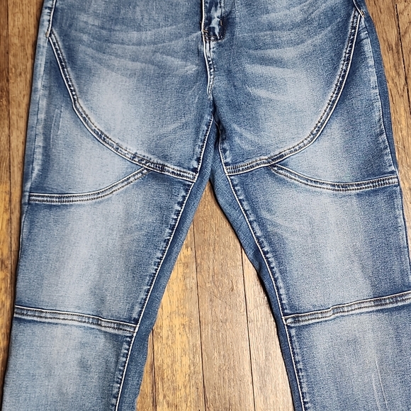 Seamed Skinny Denim Stitching High Rise Jeans Medium - Picture 5 of 8